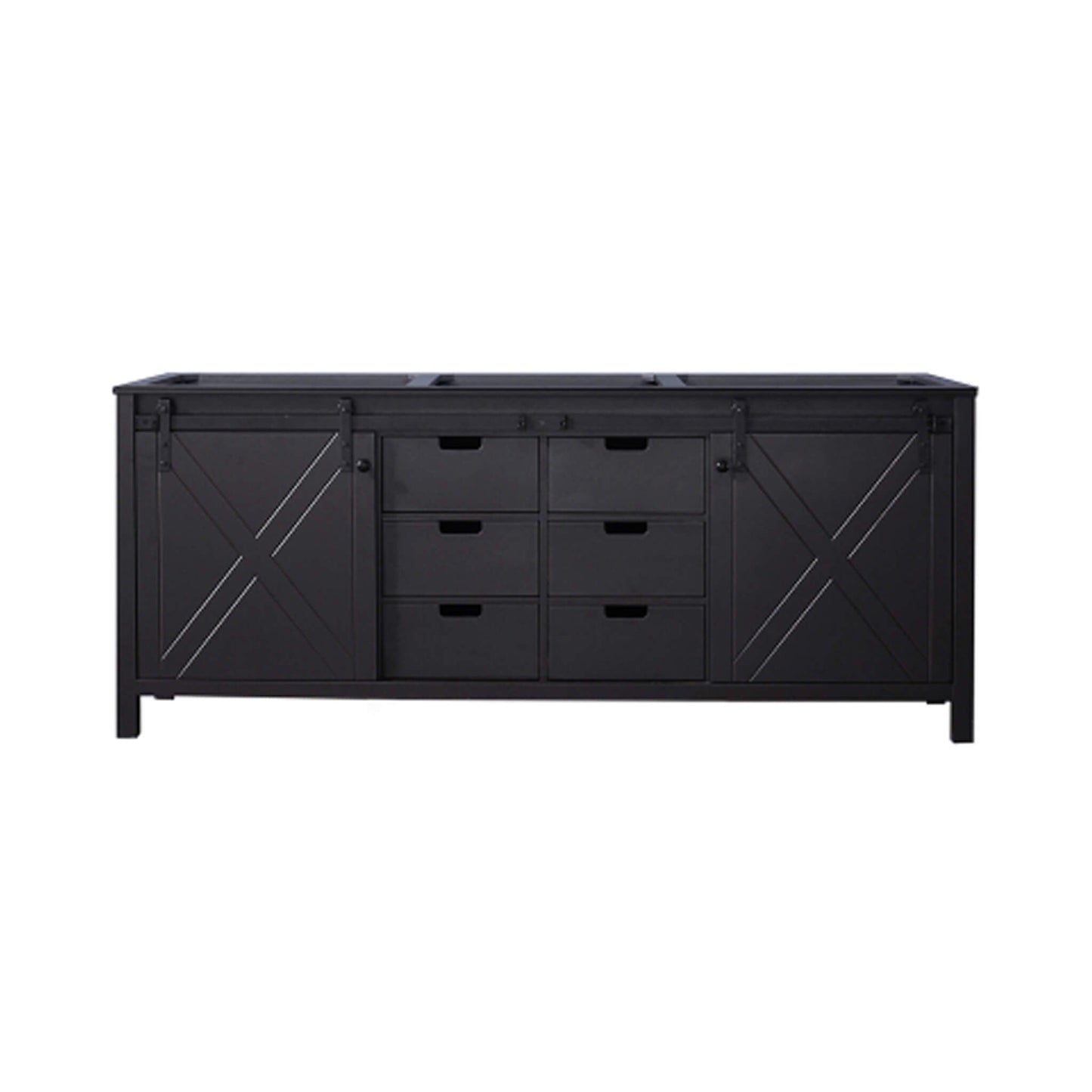 Nuvia 80-Inch Fully Assembled Double Bath Vanity With Soft Close Cabinets [No Countertop]