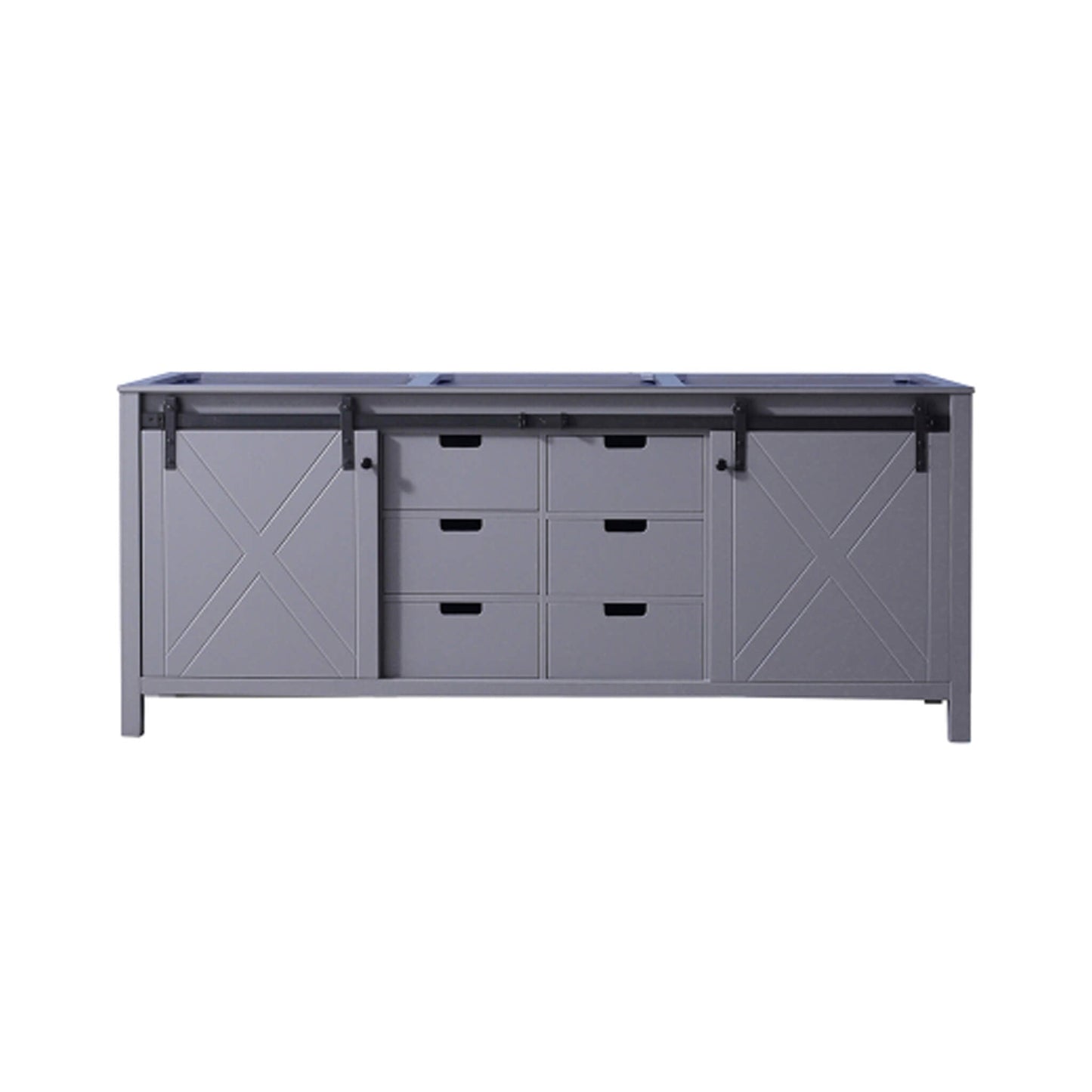 Nuvia 80-Inch Fully Assembled Double Bath Vanity With Soft Close Cabinets [No Countertop]