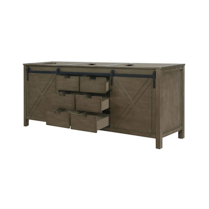 Nuvia 80-Inch Fully Assembled Double Bath Vanity With Soft Close Cabinets [No Countertop]