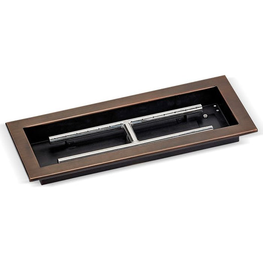 Rectangular Drop-In Pan & Burner - Oil Rubbed Bronze