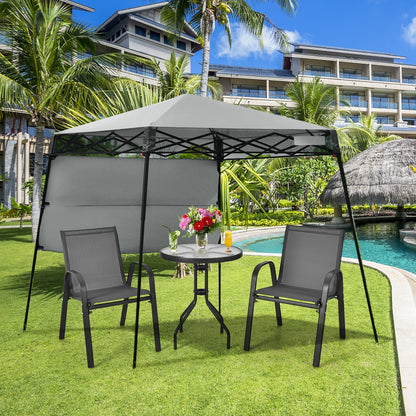 7 x 7 Feet Sland Adjustable Portable Canopy Tent with Backpack