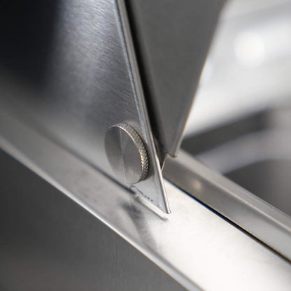 Orikool Commercial Refrigerator Sandwich & Salad Prep Table With Butcher Block Cutting Board