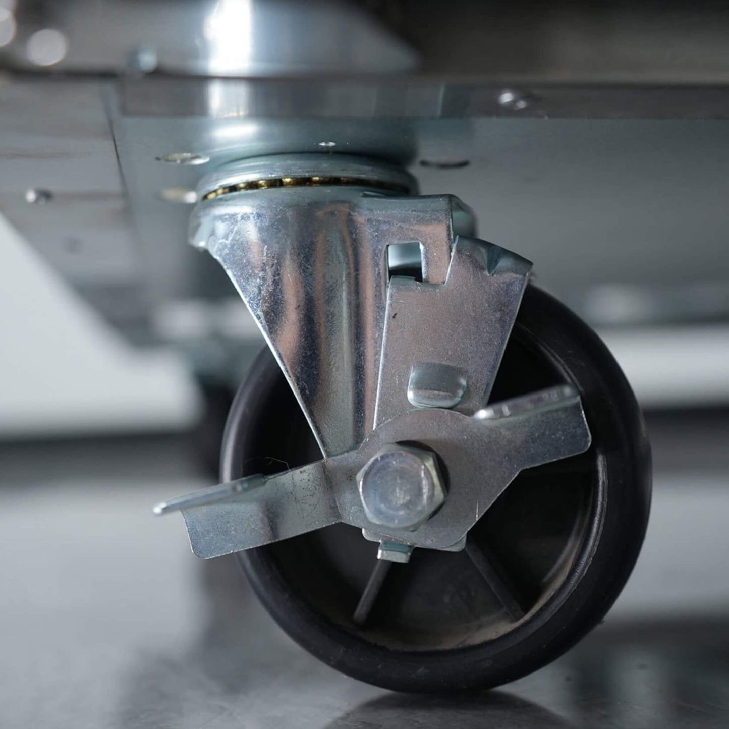 Orikool Commercial Refrigerator Sandwich & Salad Prep Table With Butcher Block Cutting Board