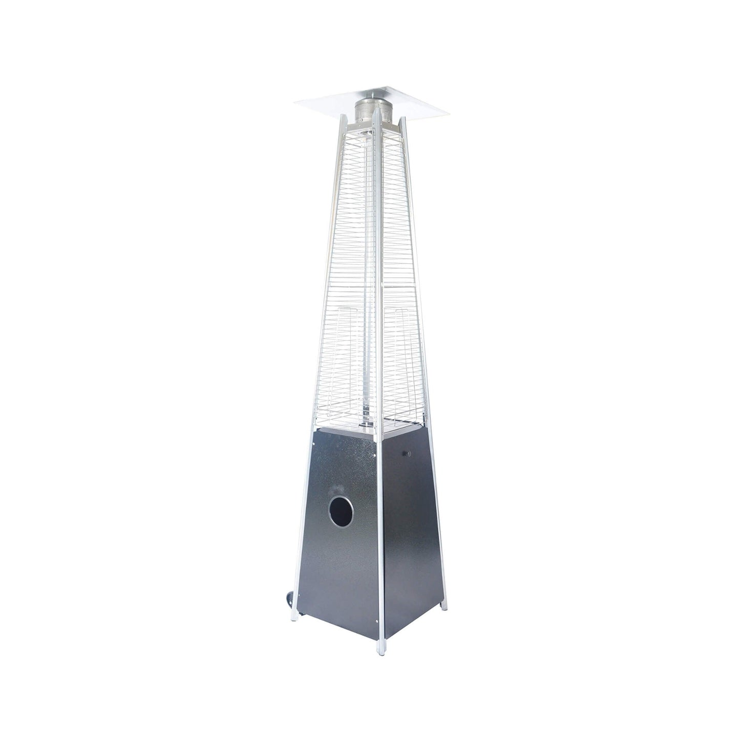 Legacy Heating Outdoor Commercial 40K BTU Quartz Glass Tube Patio Propane Heater with Visible Flame