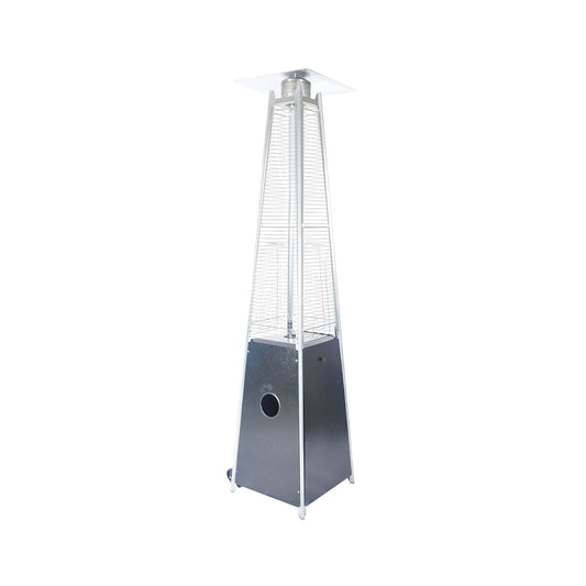 Legacy Heating Outdoor Commercial 40K BTU Quartz Glass Tube Patio Propane Heater with Visible Flame