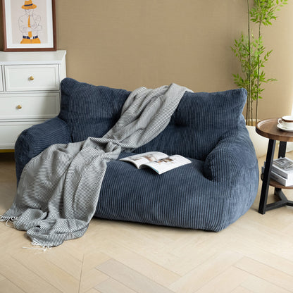 Pamapic 2-Seat Structured Big Bean Bag Chairs for Adult