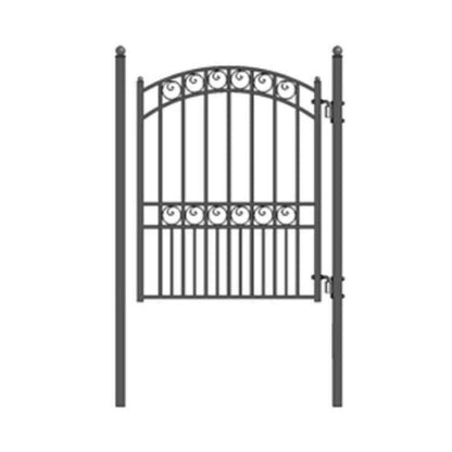 5FT Heavy-Duty Paris Powder-Coated Galvanized Steel Pedestrian Gate