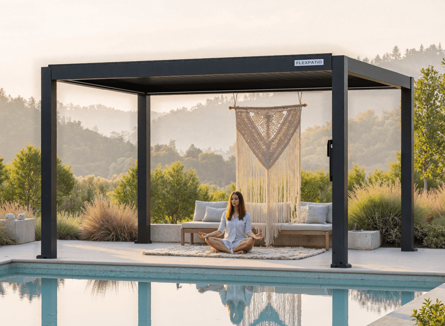 FlexPatio POWER+ PRO Gen 1 Motorized Pergola