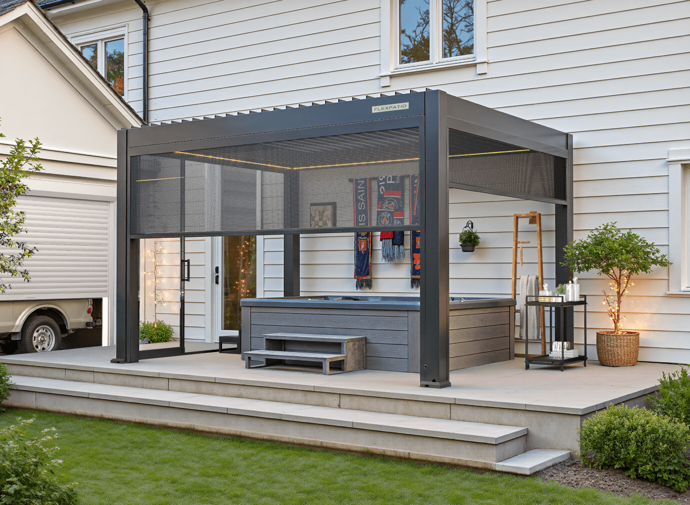 FlexPatio POWER+ PRO Gen 1 Motorized Pergola