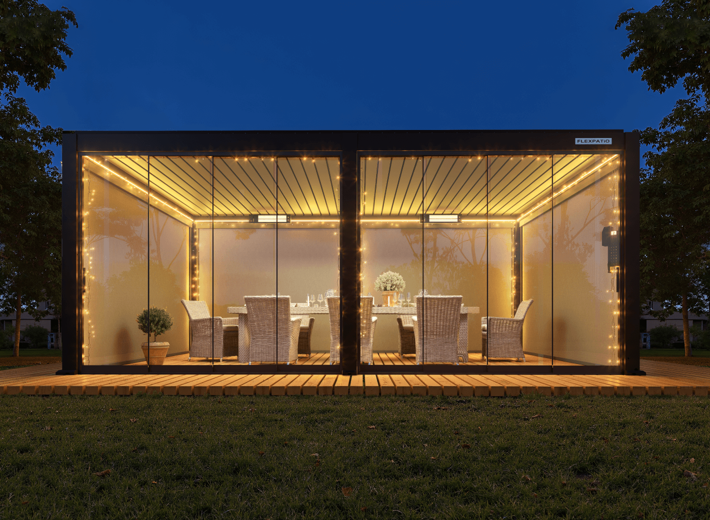 FlexPatio POWER+ PRO Gen 1 Motorized Pergola