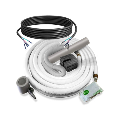 Pioneer® Quantum Ultra™ 12,000 BTU 21 SEER2 230V 8-Way Ceiling Cassette Ductless Mini-Split Air Conditioner Inverter Heat Pump Full Set