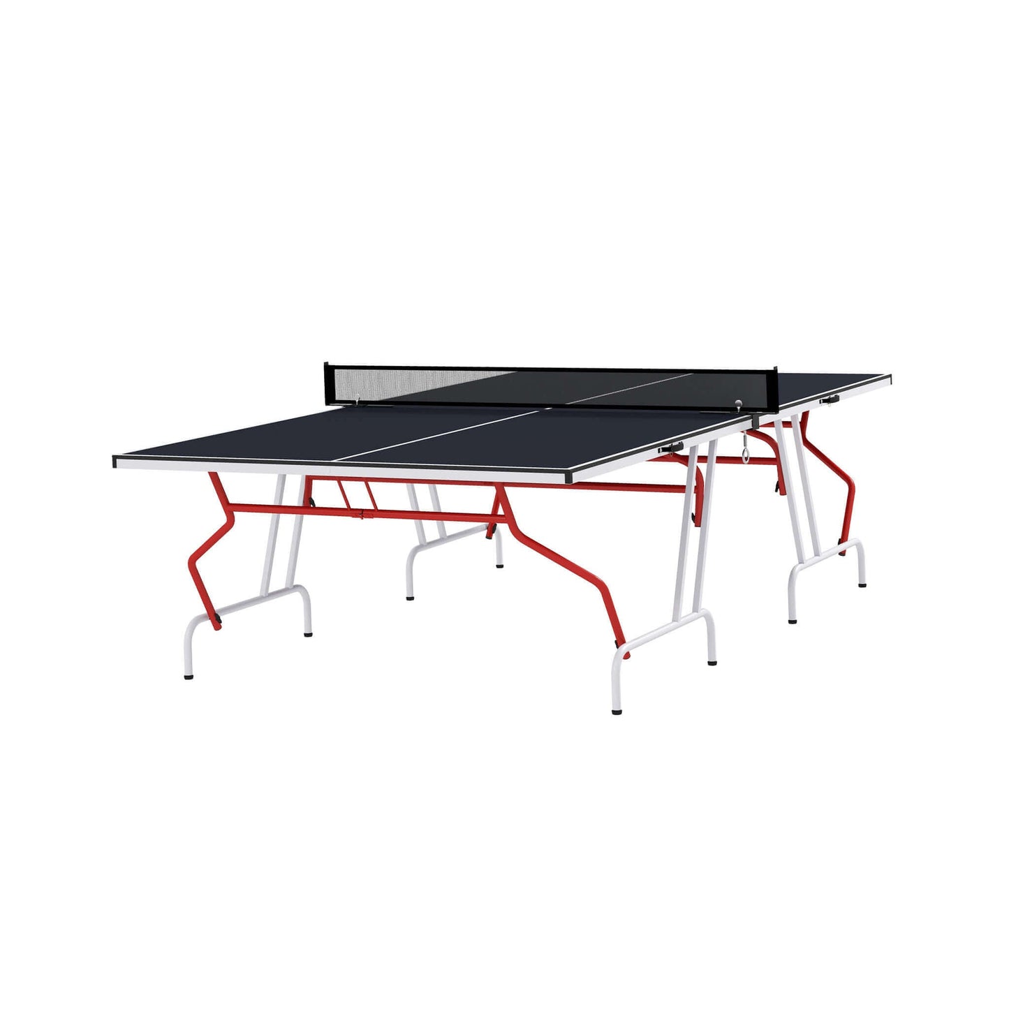 Portable Foldable Full Size Ping Pong Table Tennis Table With Net And Accessories