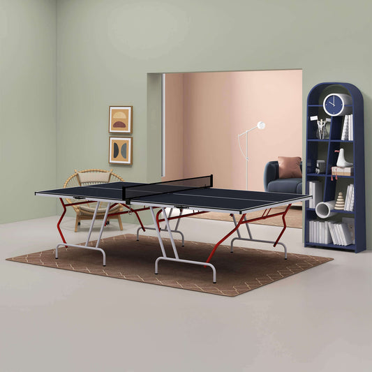 Portable Foldable Full Size Ping Pong Table Tennis Table With Net And Accessories