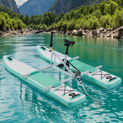 Portable Inflatable Water Marine Pedal Water Bike Kit With Accessories