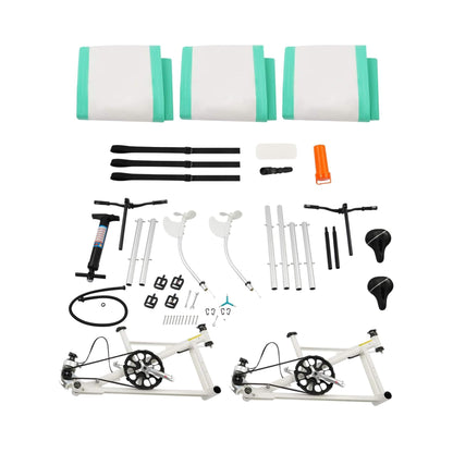 Premium 2-Person Two-Seater Portable Inflatable Pedal Boat Water Bike