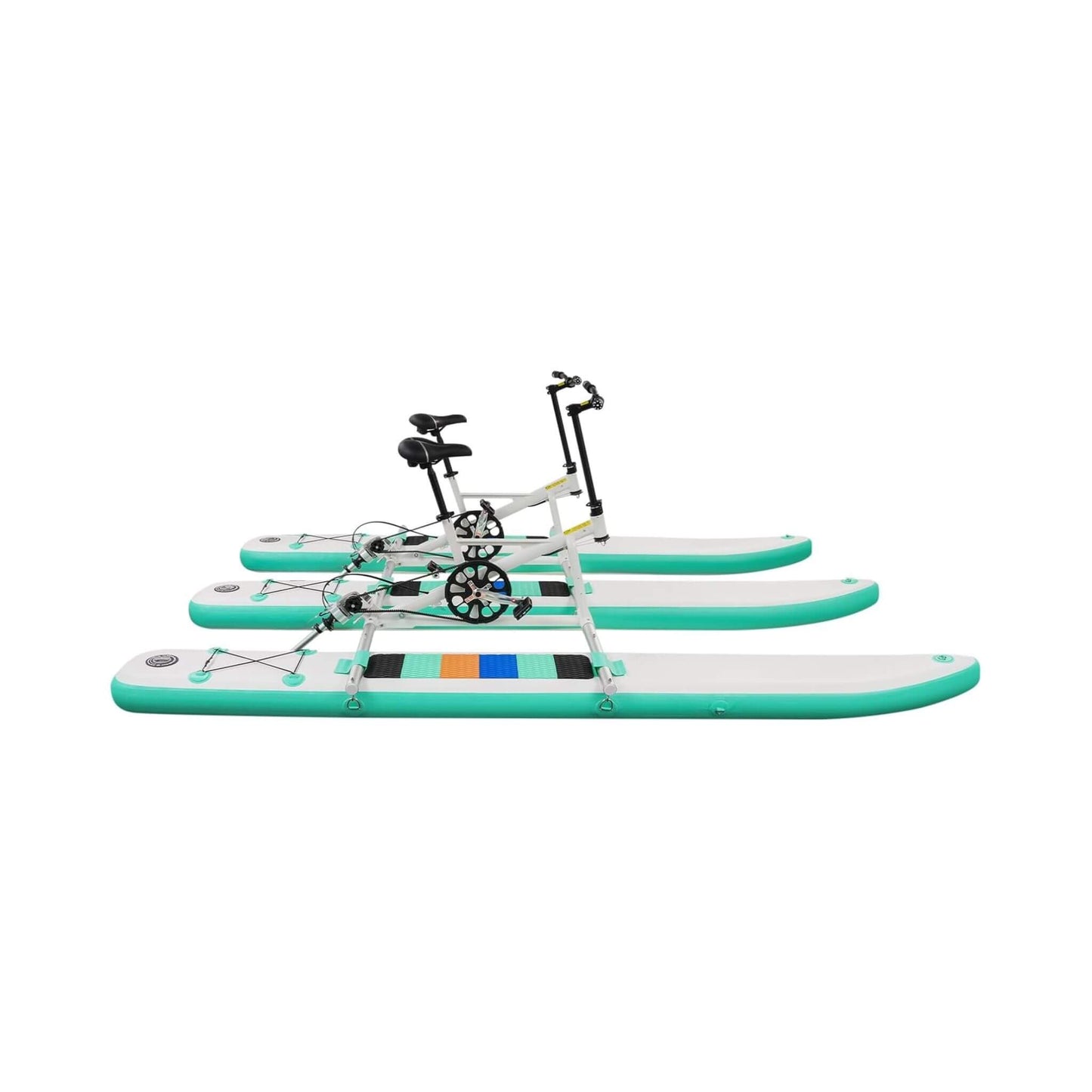 Premium 2-Person Two-Seater Portable Inflatable Pedal Boat Water Bike