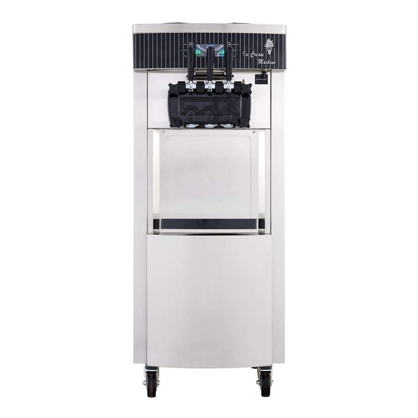 Premium 3-Flavors Commercial Soft Serve Ice Cream Machine Yogurt Maker 20-28 L/H