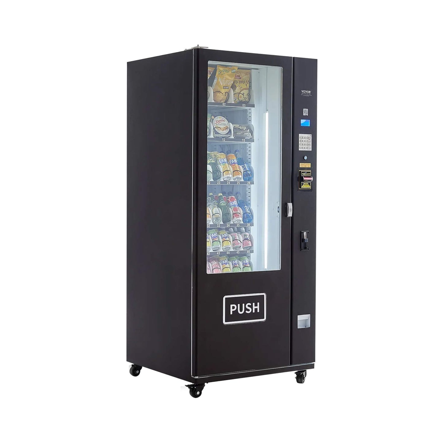 Premium 36-Slot Combo Vending Machine With ICT Bill And Coin Acceptor