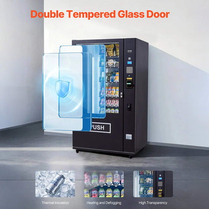 Premium 60-Slot Combo Vending Machine With ICT Bill And Coin Acceptor