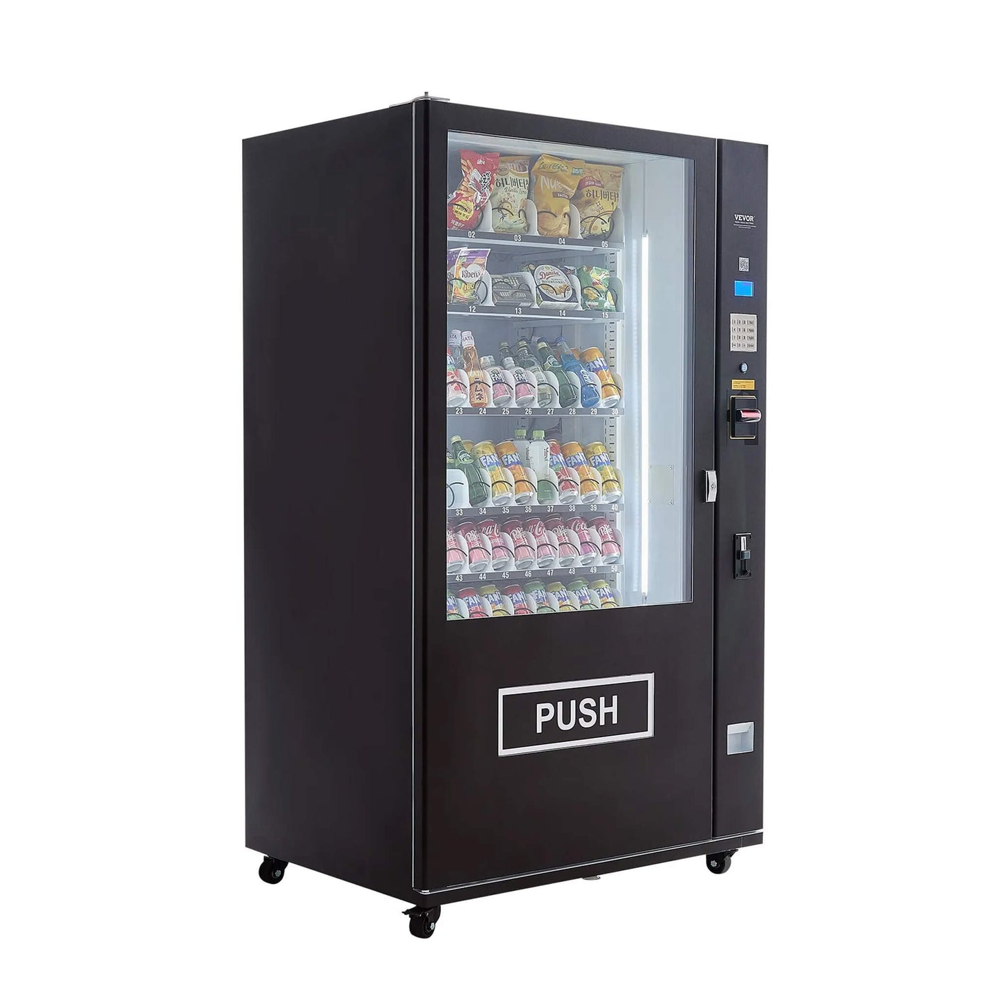 Premium 60-Slot Combo Vending Machine With ICT Bill And Coin Acceptor