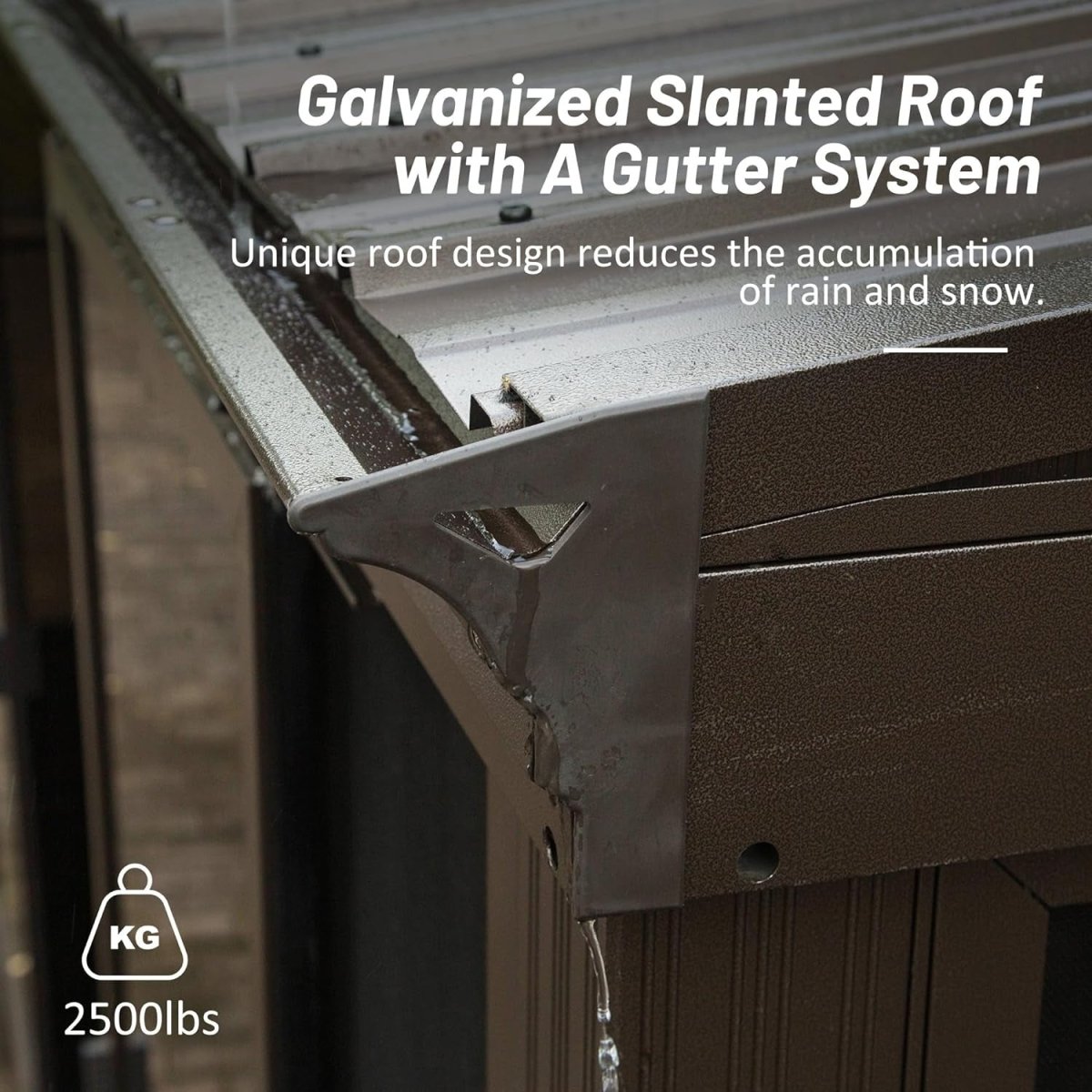10' x 12' FT Alora Premium Against Wall Mounted Solarium Sunroom With Galvanized Steel Sloping Roof