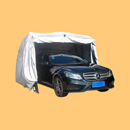 9' x 20' FT Alora Premium All-Weather Retractable Steel Frame Carport Canopy For Cars & SUVs