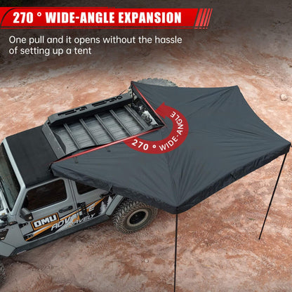 Trailora Premium All-Weather Top Only Multi-Functional 270 Degree Outdoor Awning House Tent