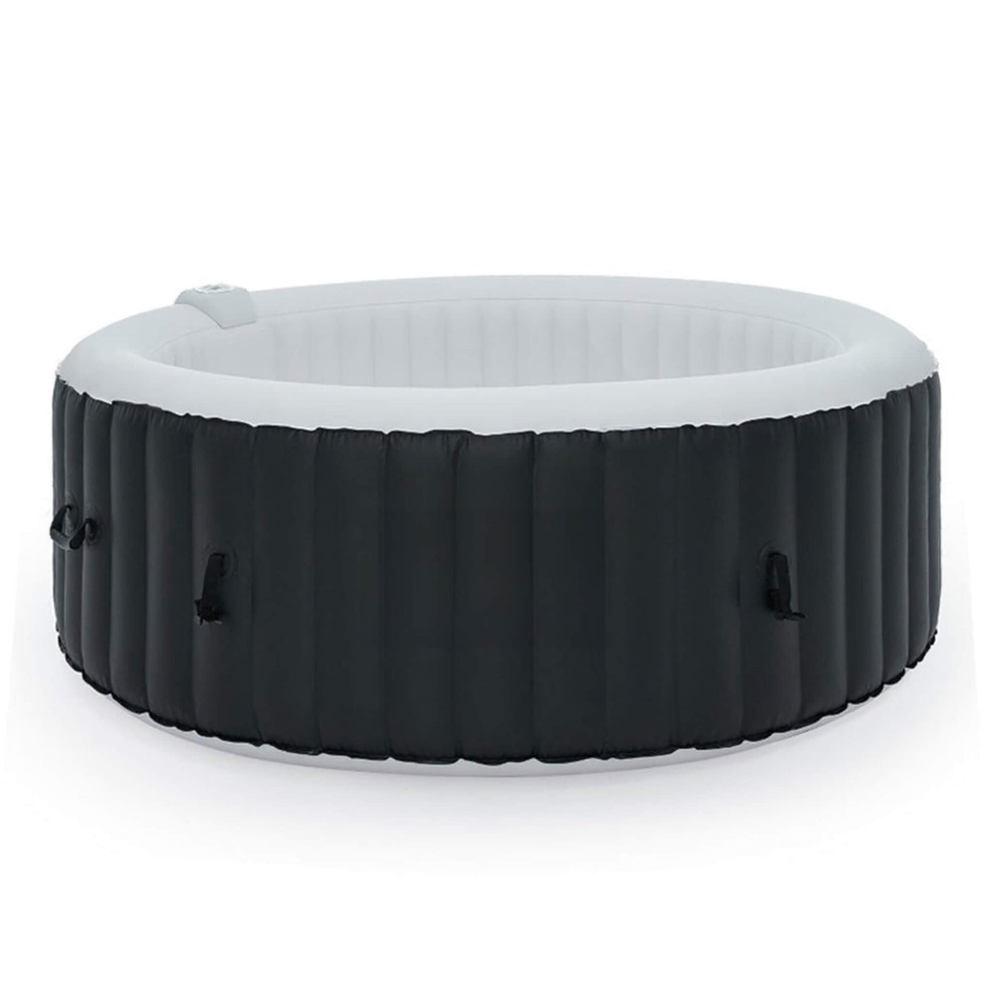 Premium Blow Up 6 Person Sauna Pool Hot Tub with 130 Jets, 7FT