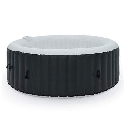 Premium Blow Up 6 Person Sauna Pool Hot Tub with 130 Jets, 7FT