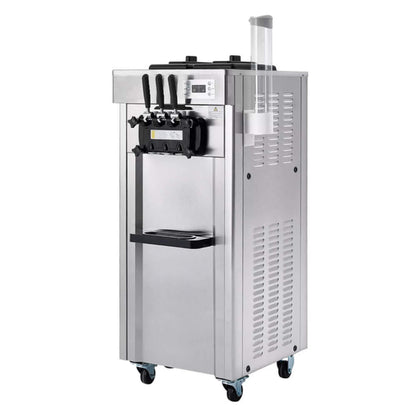 Premium Commercial 3-flavor Freestanding Soft Serve Ice Cream Machine Maker 21-31 L/H