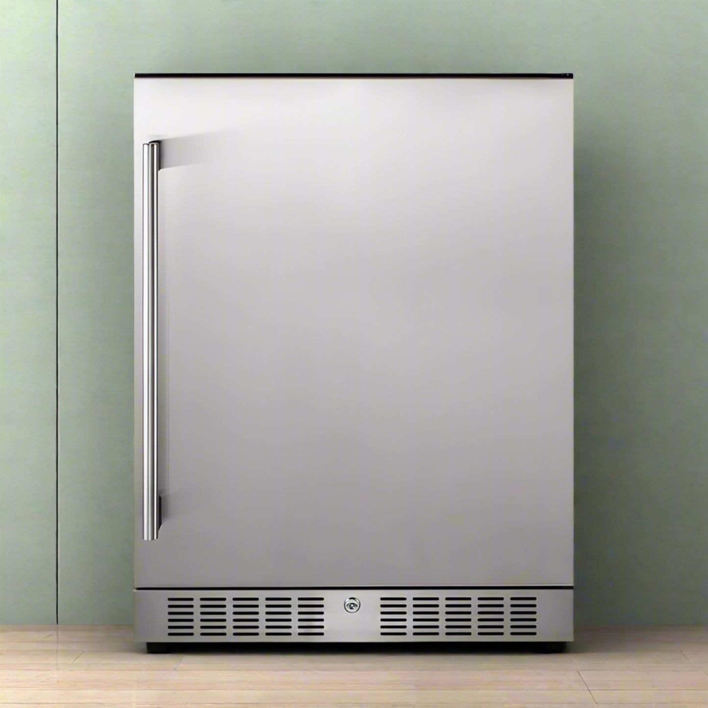 Premium 5.3 Cu.Ft Single Door Stainless Steel Built-In Wine Beverage Undercounter Refrigerator