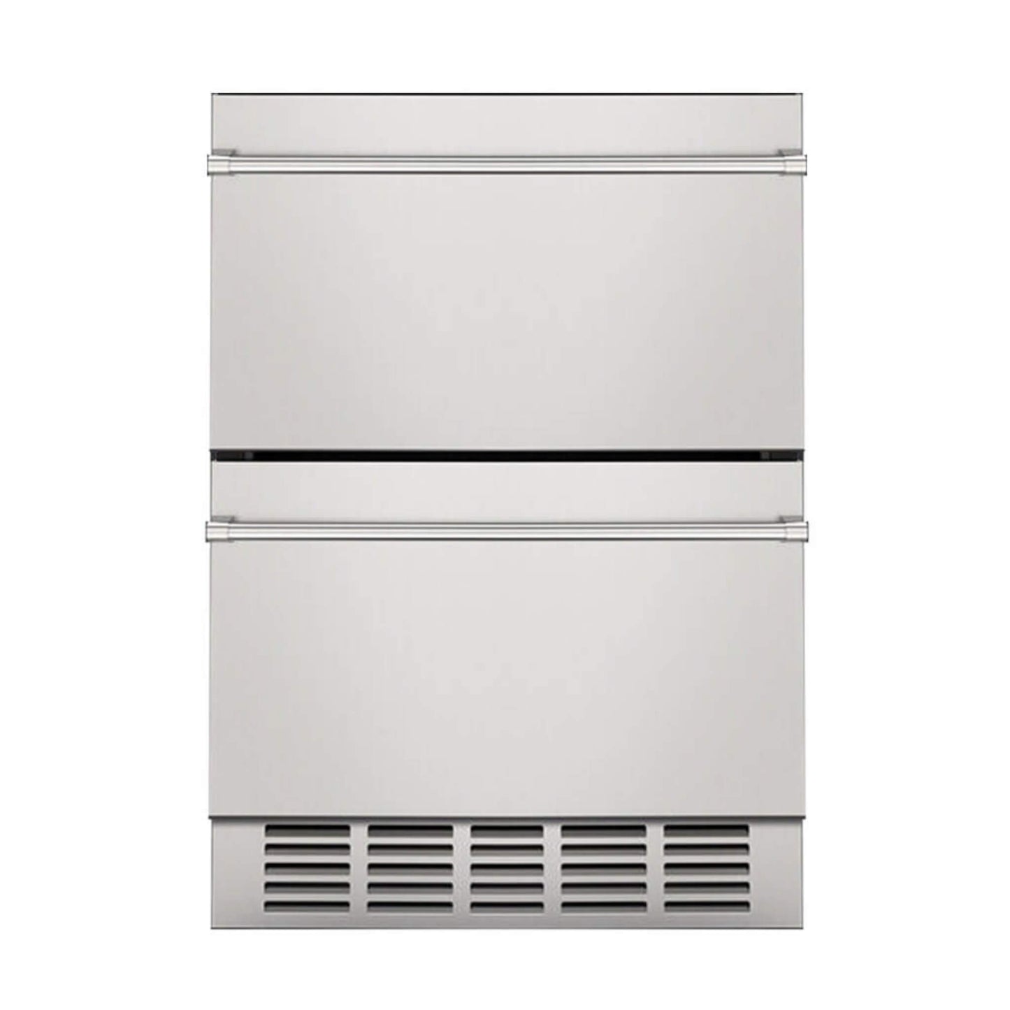 Premium 5.3 Cu.Ft Double Drawer Stainless Steel Built-In Wine Beverage Undercounter Refrigerator