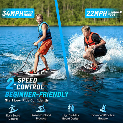 Premium Dual-Speed 12KW Self-Powered Electric Motorized Surfboard