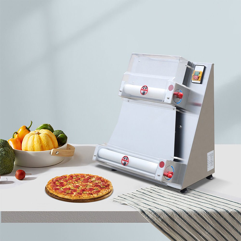 Premium Electric Commercial Pizza Dough Roller Pastry Sheeter Press Machine 16-Inch
