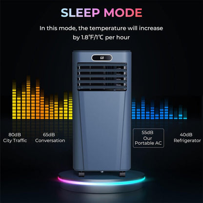 Premium 10K BTU Freestanding AC Unit with Remote Control