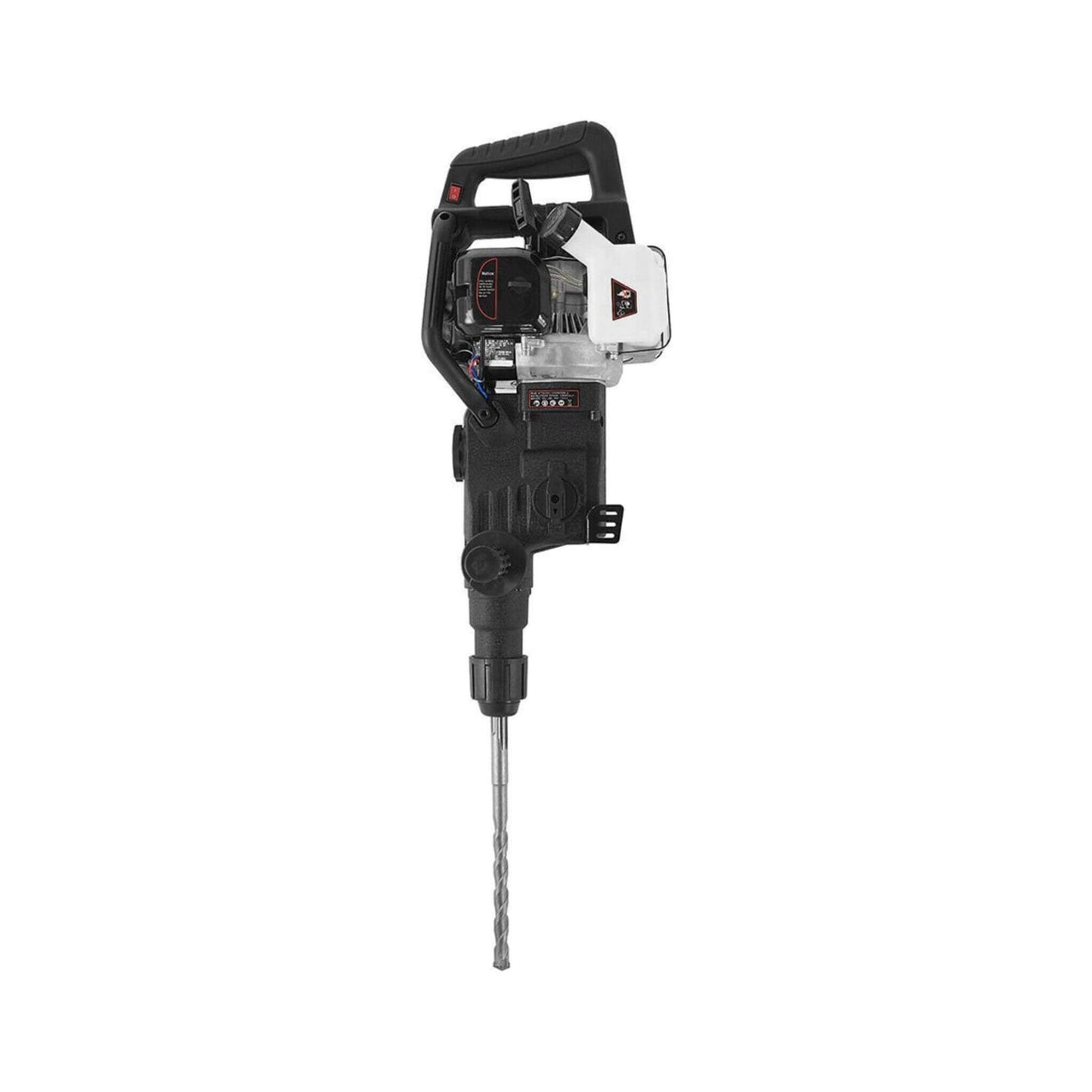 Heavy-Duty Gasoline Powered Demolition Jack Hammer Drill with Point, Flat & Chisel Bits