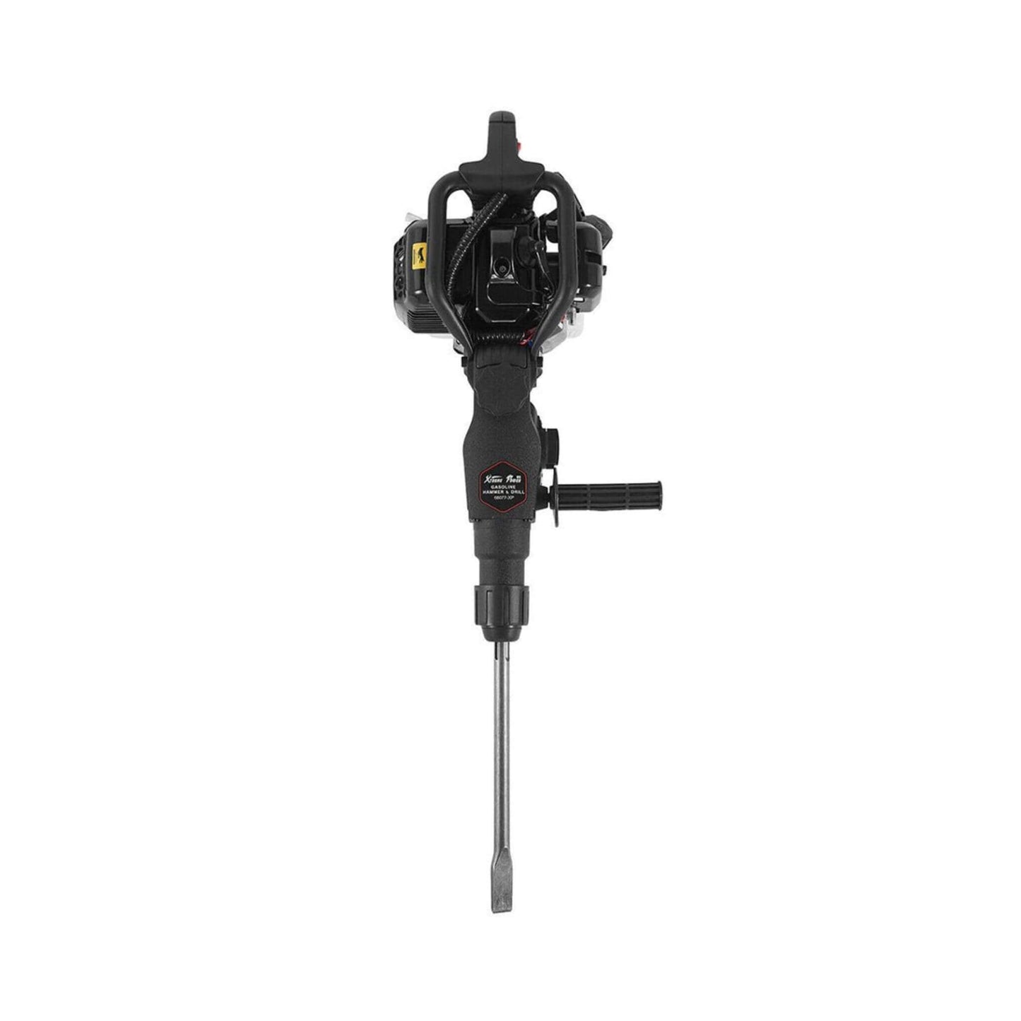 Heavy-Duty Gasoline Powered Demolition Jack Hammer Drill with Point, Flat & Chisel Bits