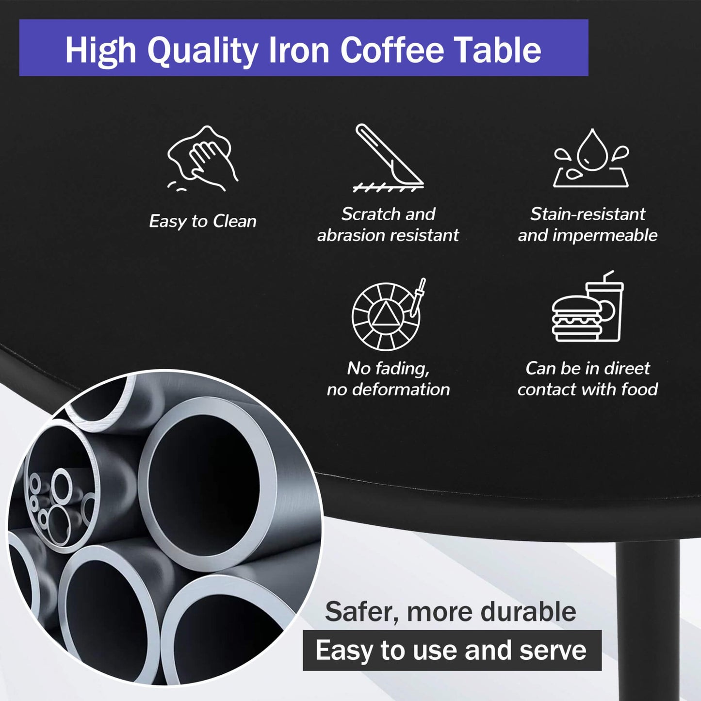Alora Premium Half-Moon 6-Person Curved All-Weather Outdoor Furniture Sofa Patio Set With Coffee Table And Cushions