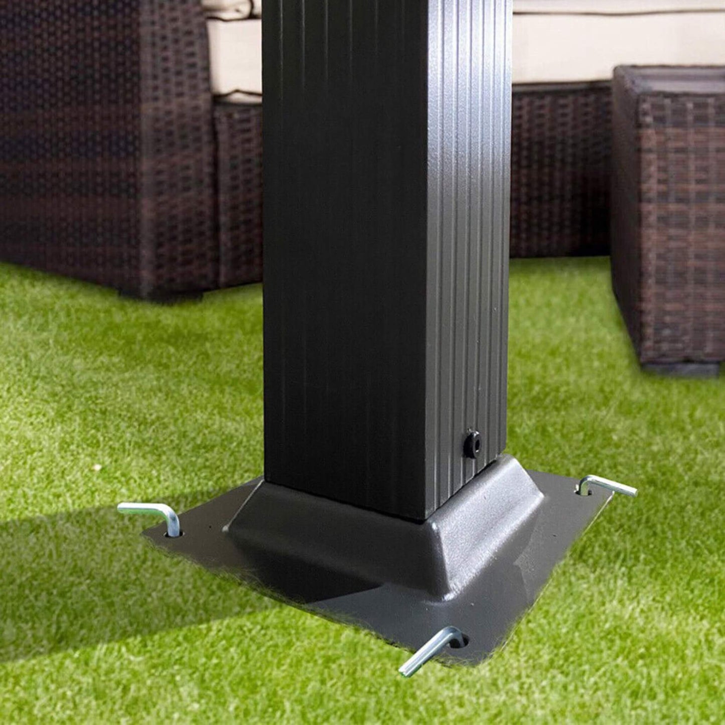 10' x 13' Premium Outdoor Patio Retractable Pergola With Canopy