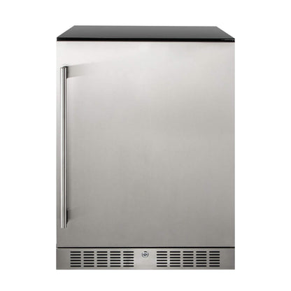 Premium 5.3 Cu.Ft Single Door Stainless Steel Built-In Wine Beverage Undercounter Refrigerator
