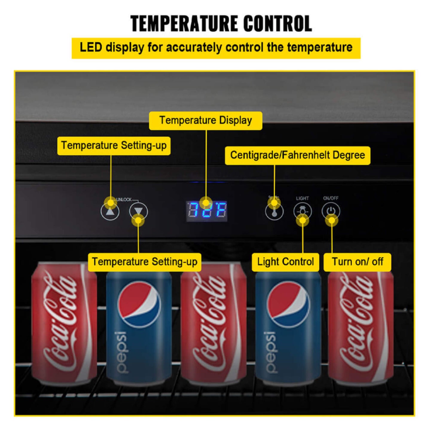 Premium 5.3 Cu.Ft Single Door Stainless Steel Built-In Wine Beverage Undercounter Refrigerator