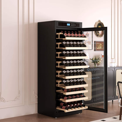 Nuvia Premium Smart Temperature-Controlled Multi-Tier Wine Cabinet for Home and Bar