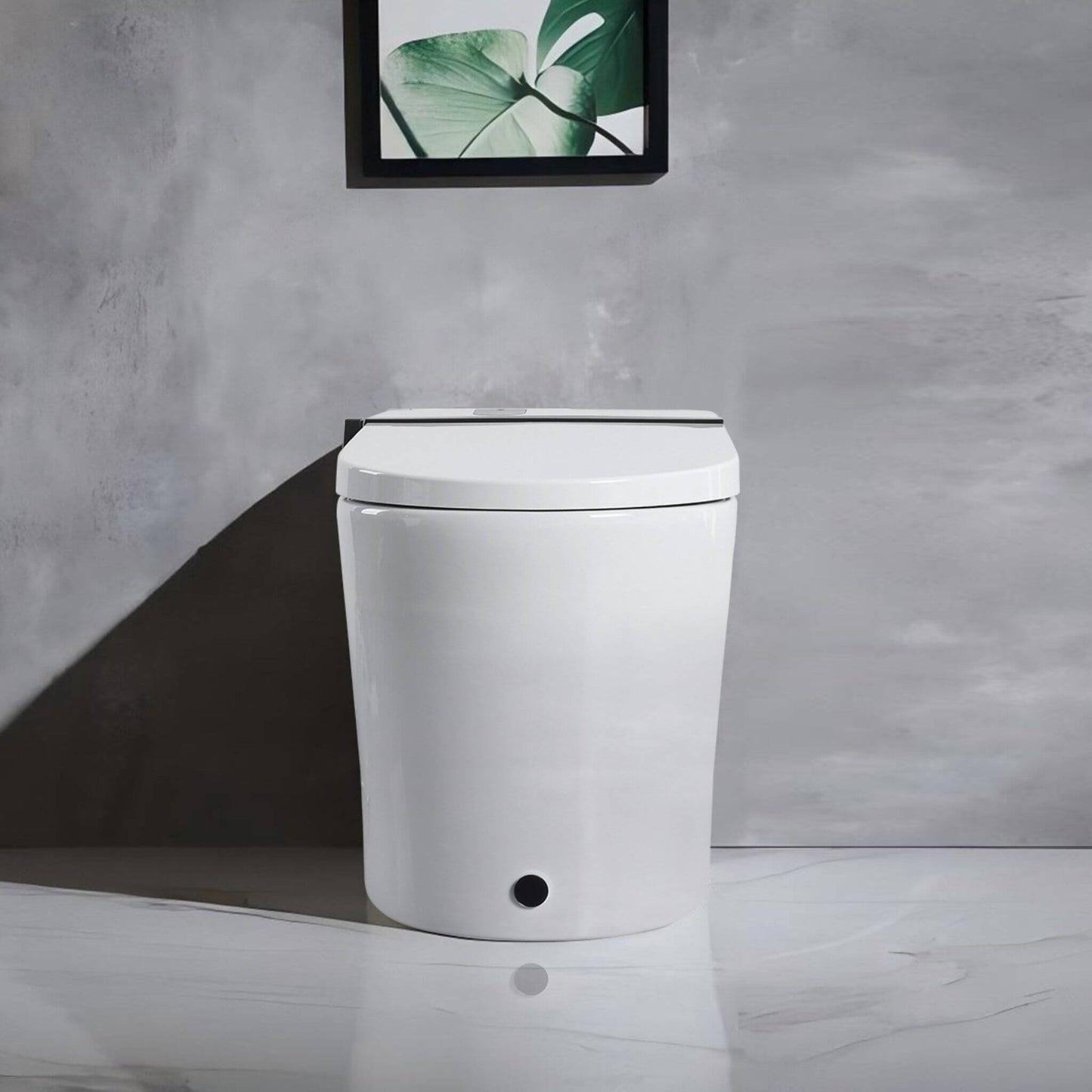 Nuvia Premium Smart Toilet with Bidet Seat LED Display & Night Light