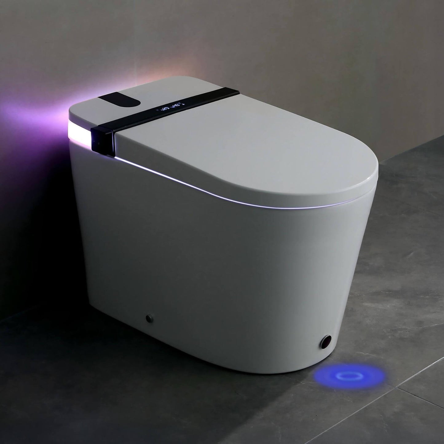 Nuvia Premium Smart Toilet with Bidet Seat LED Display & Night Light