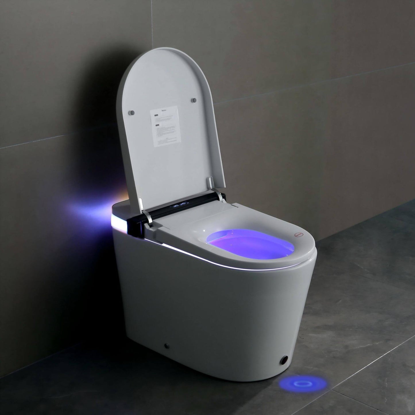 Nuvia Premium Smart Toilet with Bidet Seat LED Display & Night Light