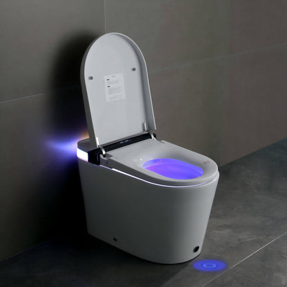 Nuvia Premium Smart Toilet with Bidet Seat LED Display & Night Light