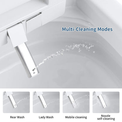 Nuvia Premium Smart Toilet with Bidet Seat LED Display & Night Light