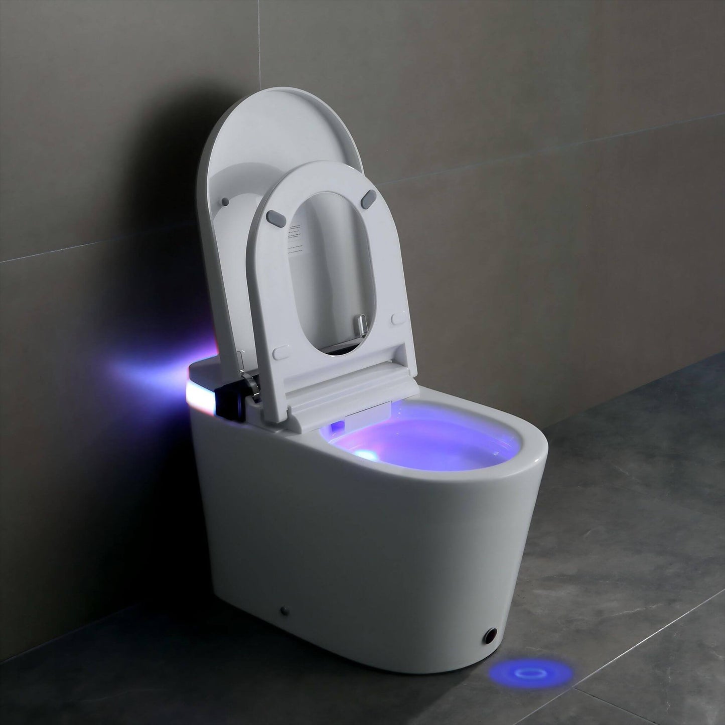 Nuvia Premium Smart Toilet with Bidet Seat LED Display & Night Light