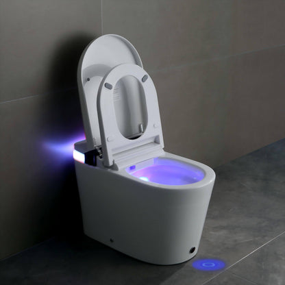Nuvia Premium Smart Toilet with Bidet Seat LED Display & Night Light