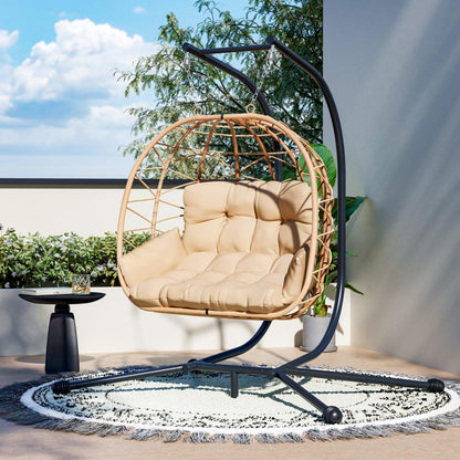 Pamapic Hanging Egg Chair with Stand
